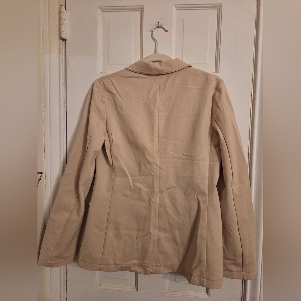 Indigo Rein Beige Women's Blazer - Picture 2 of 4